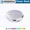 High capacity fashion mirror power bank 4000mah,universal power bank with fc ce rohs