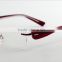 new 2016 latest designer naturally spring hinge rimless eyeglass frames