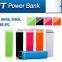 Customized popular new design Portable cell phone rechargeable slim power bank PB013