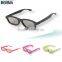 Polarized 3D glasses support TV and cinema movies