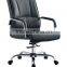 high back executive adjustable office armchair /lifting swivel genuine leather office chair with wheels (SZ-OC043)