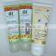 60ml Soft Plastic Tube with Labeling for Cosmetic Packaging