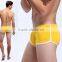 2015 New Style Fashion Solid Color Comfortable Cotton Boxer Underwear Wholesale Sexy Boxer for Men