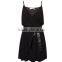 satin mini skirt women sleeveless vest korea