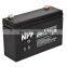 maintenance free UPS 6v12ah lead acid battery