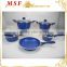 MSF-6659 Various sizes of casserole pots marble coating & painting interior & exterior
