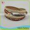 High quality fashion round charm link chain bracelet