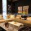 S10931 golden color latest living room sofa set furniture