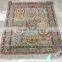 Wholesale beautiful hand knotted rugs handmade pure silk carpet from Jaipur India hamadan design