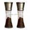 Premium Stainless Steel Salt and Pepper Grinder Set of 2-Brushed Stainless Steel Pepper Mill and Salt Mill