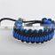 hiking/camping outdoor survival paracord bracelet and bangle