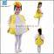 Halloween child inflatable double layers animal costume of yellow duck A013