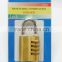 Prootion price high quality case and luggage brass padlock in stock