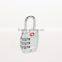 2015 Fashion Design Zinc Alloy Combination Tsa Luggage Lock /zinc alloy lock