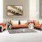 Modern Sofa furniture with Fabric/leather living room sofa set 1+2+3