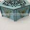 Arabic Laser Cut wooden wedding candy Box/sexangle elegant gift box