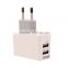 Factory Outlet White Color 5V 2A Dual Port USB Wall Charger