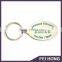 Wholesale OEM oval shape custom design metal keychain