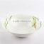 Daily used ceramic porcelain salad bowl with GGK / ceramic soup bowl with golden line