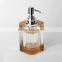 2016 crystal new design empty glass hand wahing liquid bottle