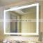 yellow light bath mirror with mist demister shaving mirror