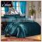 suzhou 100% pure silk satin plain dyed comforter set