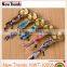 Newest national style multi color woven braid women bracelet watches