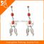costume body jewelry 14 mm hanging dream catcher belly ring