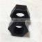 A194 2H heavy hex nut black color