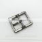 2015 new small square buckle all-match style small type brush gun metal tri-glide buckle
