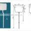 9 liter capacity SPLASHWORKS Compact PVC cistern