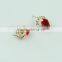 Crystal Fashional Hot Sale Beautiful Decorative Red Earring Wholesale J0701F01