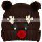 Free Knitting Patterns Animal Hats With Cute Pom Ears and Nose