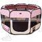 462716 Folding Pet Tent Playpen Dog Fence Puppy Kennel Folding Exercise Play 125*125*64