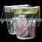 2016 Beautiful Clear Plastic Zipper Bag With Handle