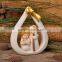 Resin heart-shaped nativity figures