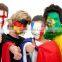 football fans face paint for 2014 brazil world cup Fans face color company promotional gifts