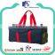 Fashion red handles polyester weekend travel bag high fashion