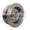 size DN50-DN350 PN25/PN40/CLASS 250 Double Disc. Wafer Check Valve