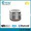 portable bluetooth speaker with APP in metal shell and cylinder mini BT speaker 5W with 1000mah battery