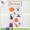 latest gadgets pumpkin and goast shape pvc lable sticker