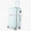 ABS+PC zipper travel trolley hard shell vip luggage
