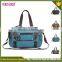 OEM production canvas tote shoulder bag easy weekend mens big travel duffel bag