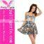 Latest Design Cotton Material black short dress