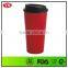 16oz reusable double wall plastic cup microwave safe