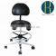 High Quality Laboratory ESD Chair with Adjustable Height, PU saddlestool