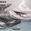 Shiny Solid Aluminium Metal Dish Fruit Basket Set