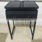 OUTDOOR OCEAN TWO BURNERS GAS BBQ GRILL WITH AGA CERTIFICATION AND FOLDABLE PLATE