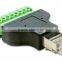 RJ45 8P8C plug rj45 plug terminator rj45 screw terminal