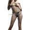 Off Shoulder Three-quarter Sleeves Footless Industrial Net sexy girl bodystocking